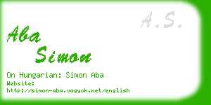 aba simon business card
